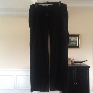 Black Linen Pants